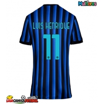 Camisa de Futebol Inter Milan Luis Henrique #11 Equipamento Principal Mulheres 2025-26 Manga Curta